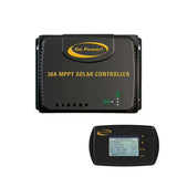 Go Power! 30A Dual Bank MPPT Solar Controller + Bluetooth Remote Display Kit | 12V & 24V | RV-C