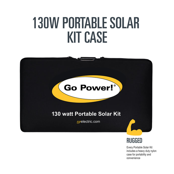 130 watt Portable Solar Kit