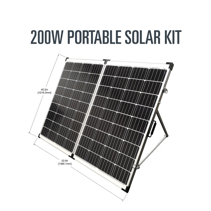 200 watt Portable Solar Kit