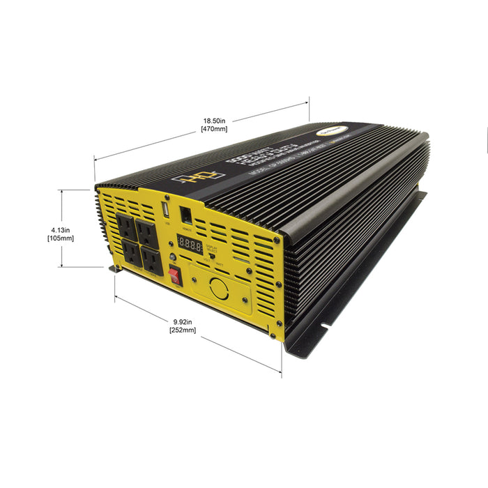 5000 Watt Heavy-Duty Modified Sine Wave Inverter