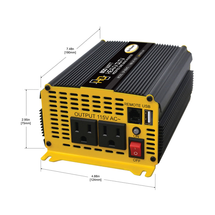 800 Watt Heavy-Duty Modified Sine Wave Inverter