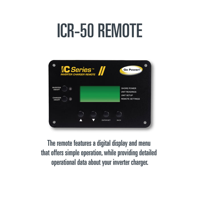 2000 watt IC Series Inverter/Charger Complete Kit