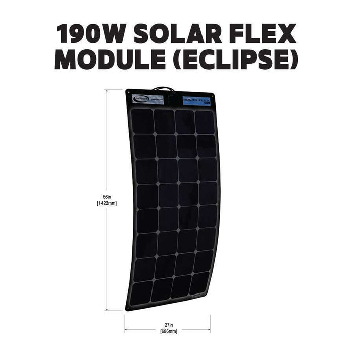 Solarflex™ Eclipse 190W + 30A MPPT Controller Solar Kit