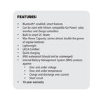Go Power! 300Ah Advanced Lithium Battery 12V | Sun Cycle® LiFePO4 | PowerTrak™ (83240)