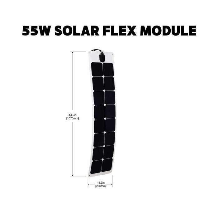 55 Watt Flexible Solar Kit