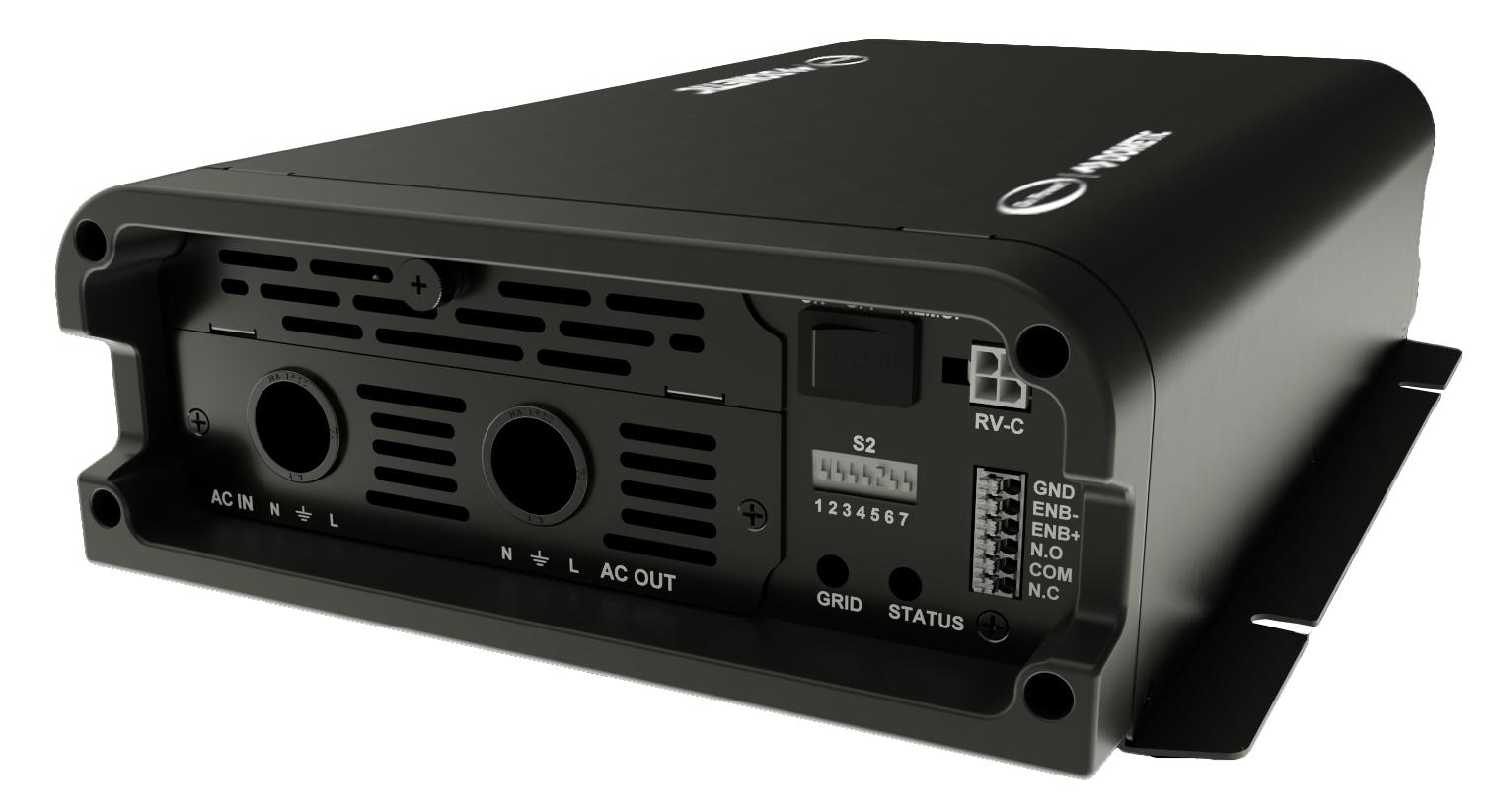 Go Power! 1800W Pure Sine Wave Inverter with Transfer Switch 12V