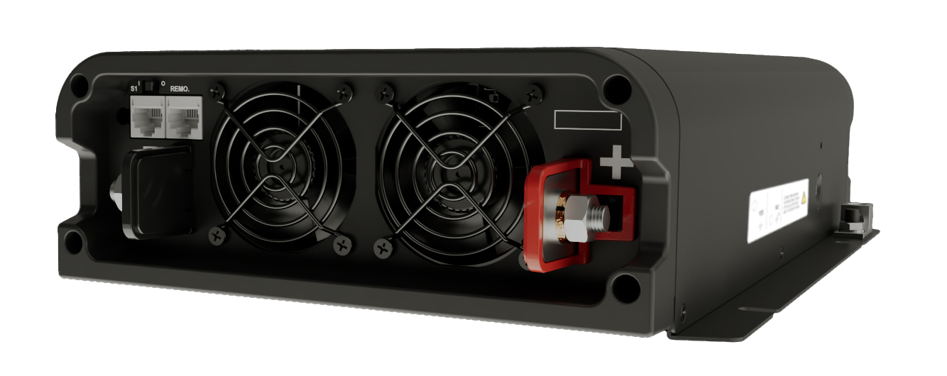 Go Power! 1800W Pure Sine Wave Inverter with Transfer Switch 12V