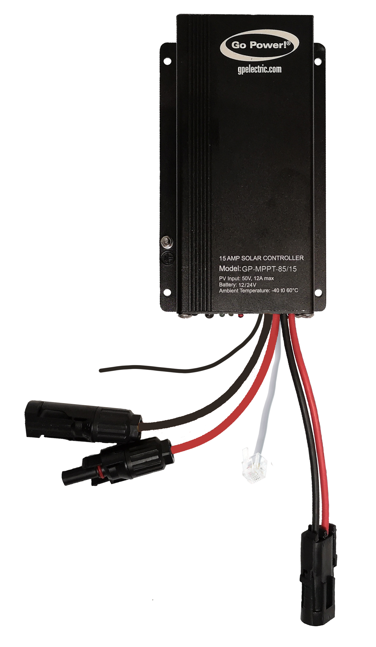 15 Amp MPPT Solar Charge Controller (IP68)