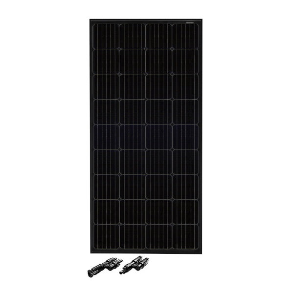Go Power! 200W Overlander Expansion Solar Panel Kit for RV — Black Panel
