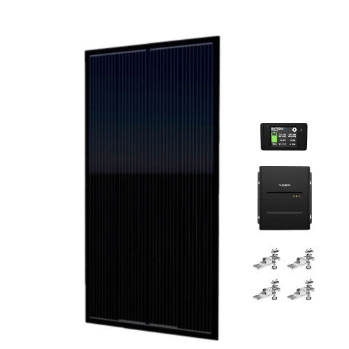 Go Power! 190W OBSIDIAN™ Series 9 Solar Kit with PowerTrak™ MPPT Controller