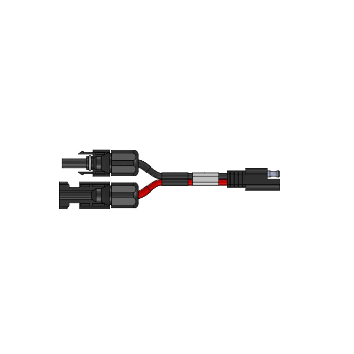 Sae Solar Go Power! MC4 to SAE Solar Adapter | GP-SOLAR-PLUG6 – Go Power! Store