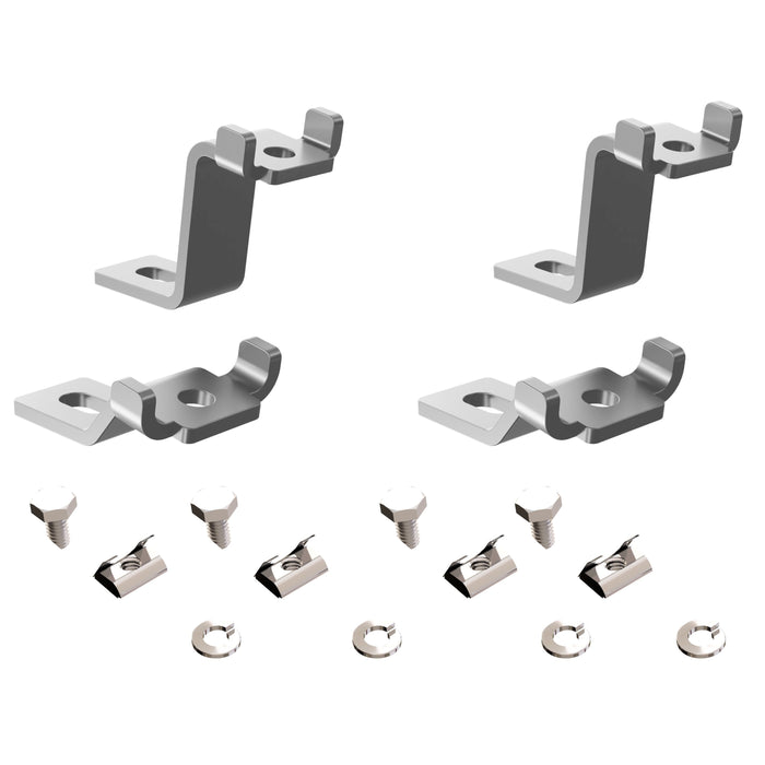Zamp Solar Silver Mounting Feet for Curved Roofs (AirStream)