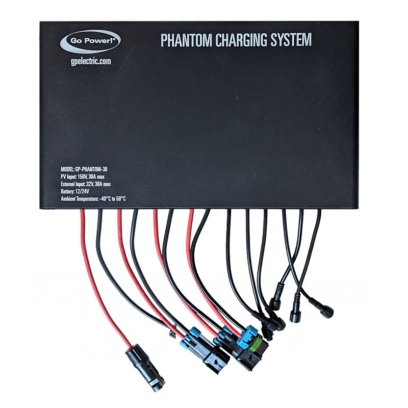 Go Power! PHANTOM 30A Dual-Source DC to DC and MPPT Solar Controller