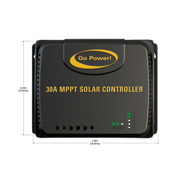 30A MPPT SOLAR CONTROLLER + RV-C