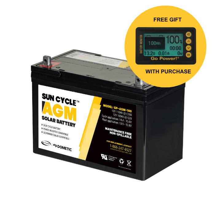 12 Volt AGM Solar Battery