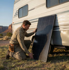 Go Power! 200W Overlander Expansion Solar Panel Kit for RV — Black Panel