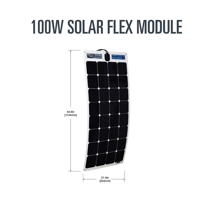 100 watt Flexible Solar Charging Kit