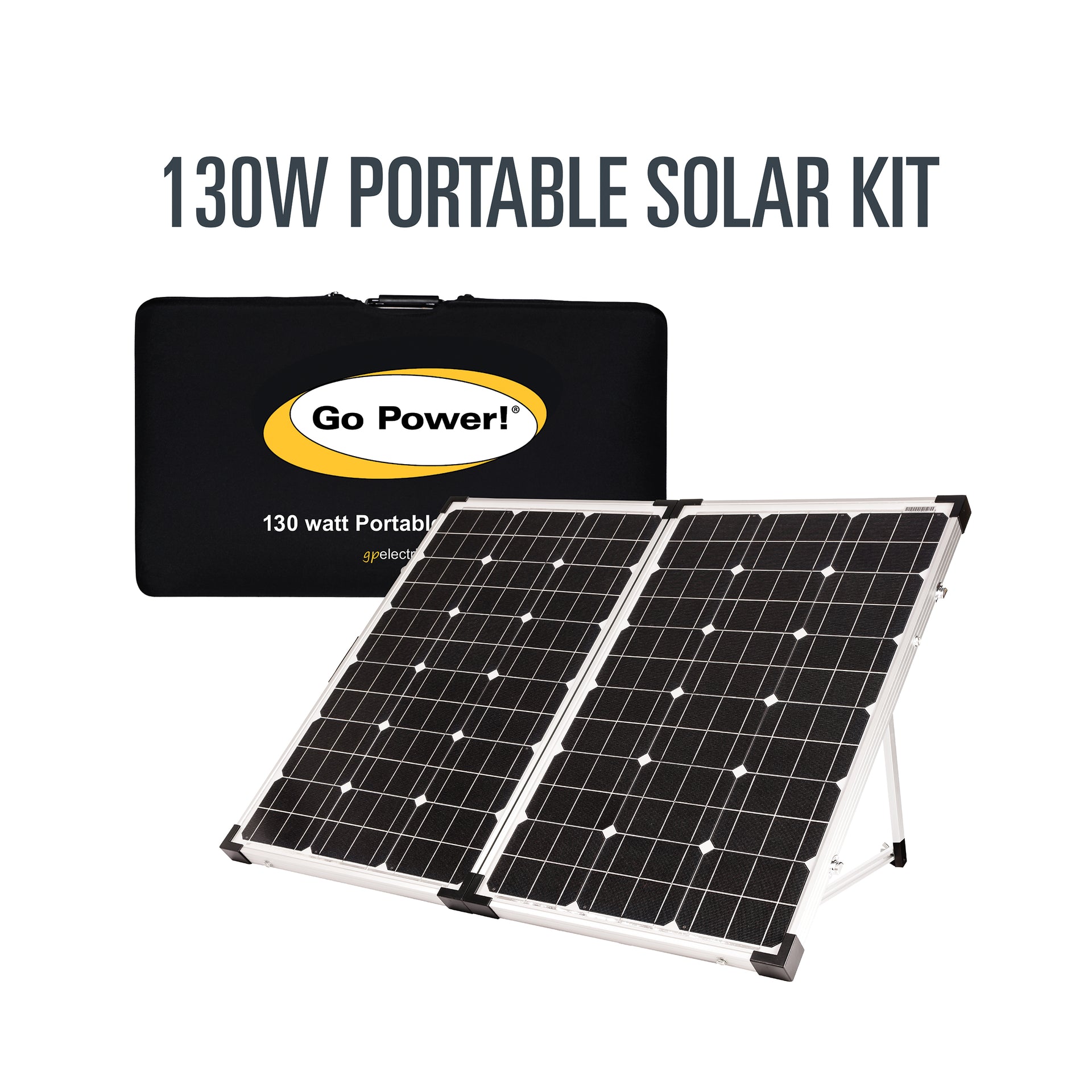 130 Watt Portable Folding Solar Kit with Controller