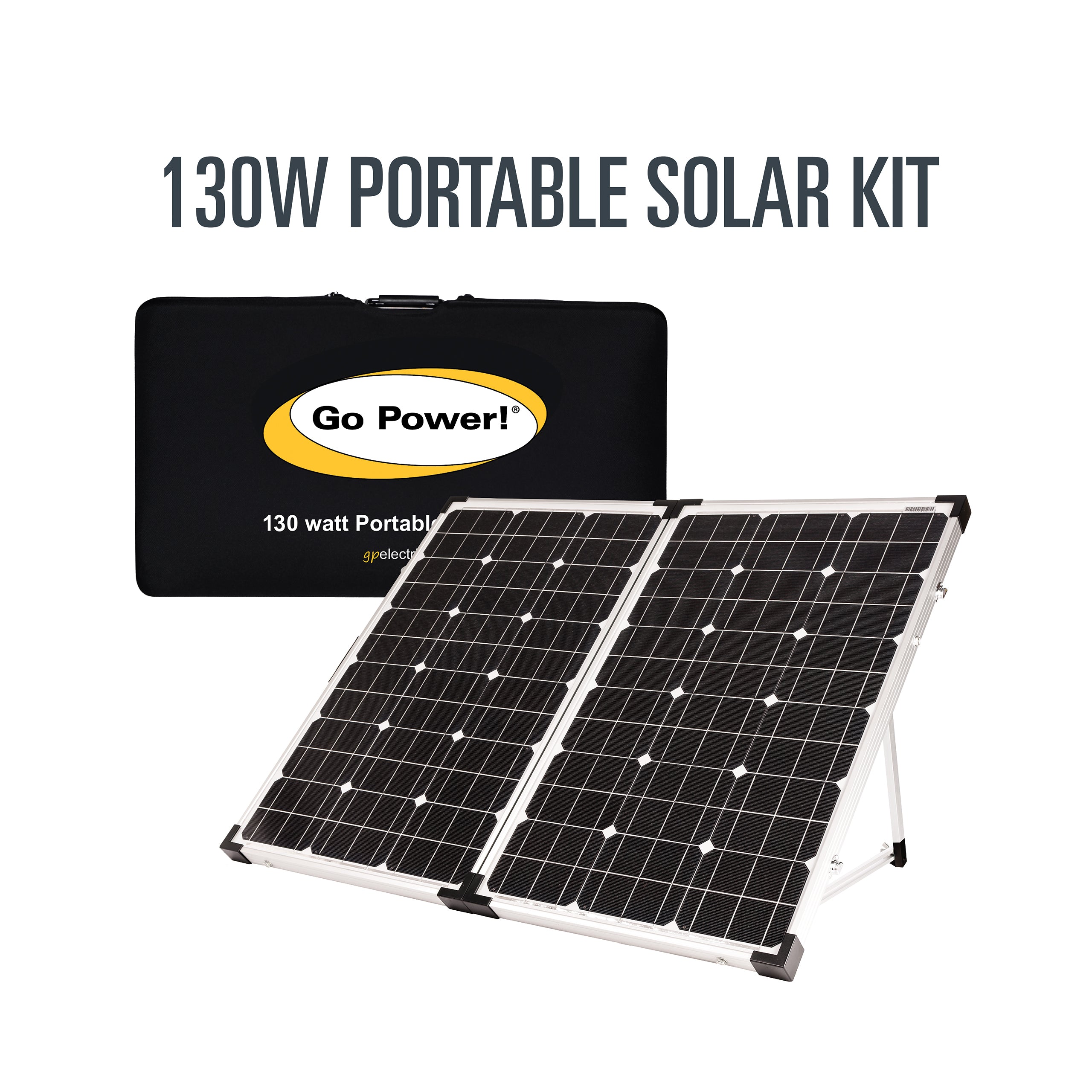 130 Watt Portable Folding Solar Kit with Controller