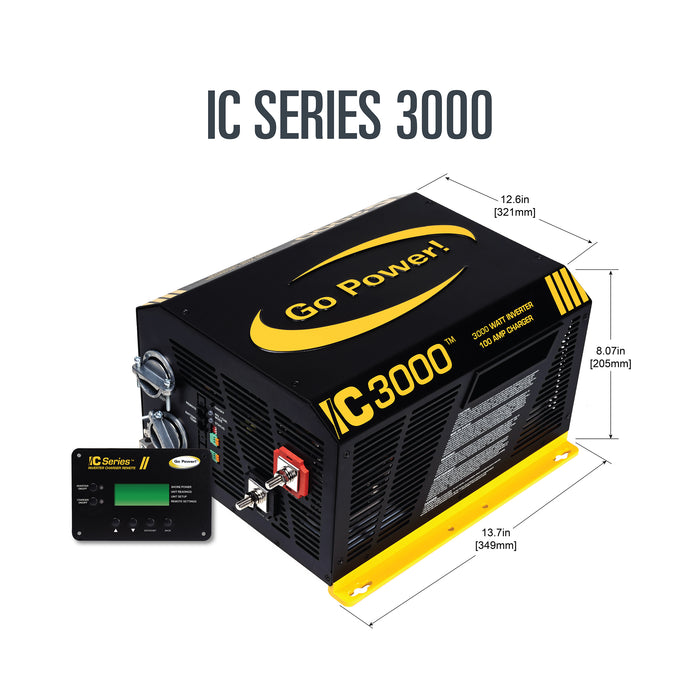 3000 watt IC Series Inverter/Charger Complete Kit
