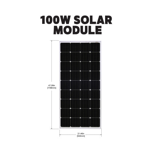 100 Watt Retreat Solar Kit